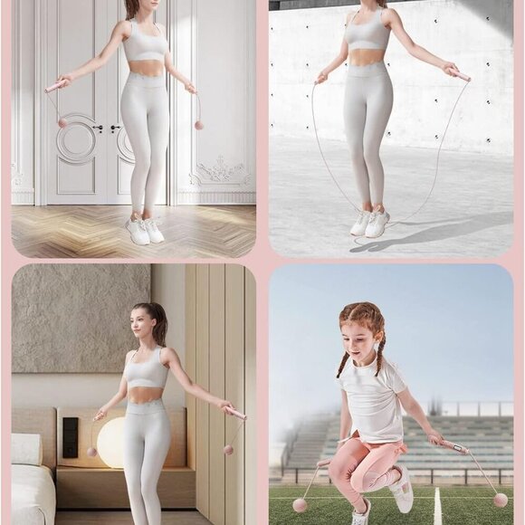 Cordless Jump Rope with Counter - Ropeless Jump Rope 2 In 1 with Large Cordless - Picture 9 of 9